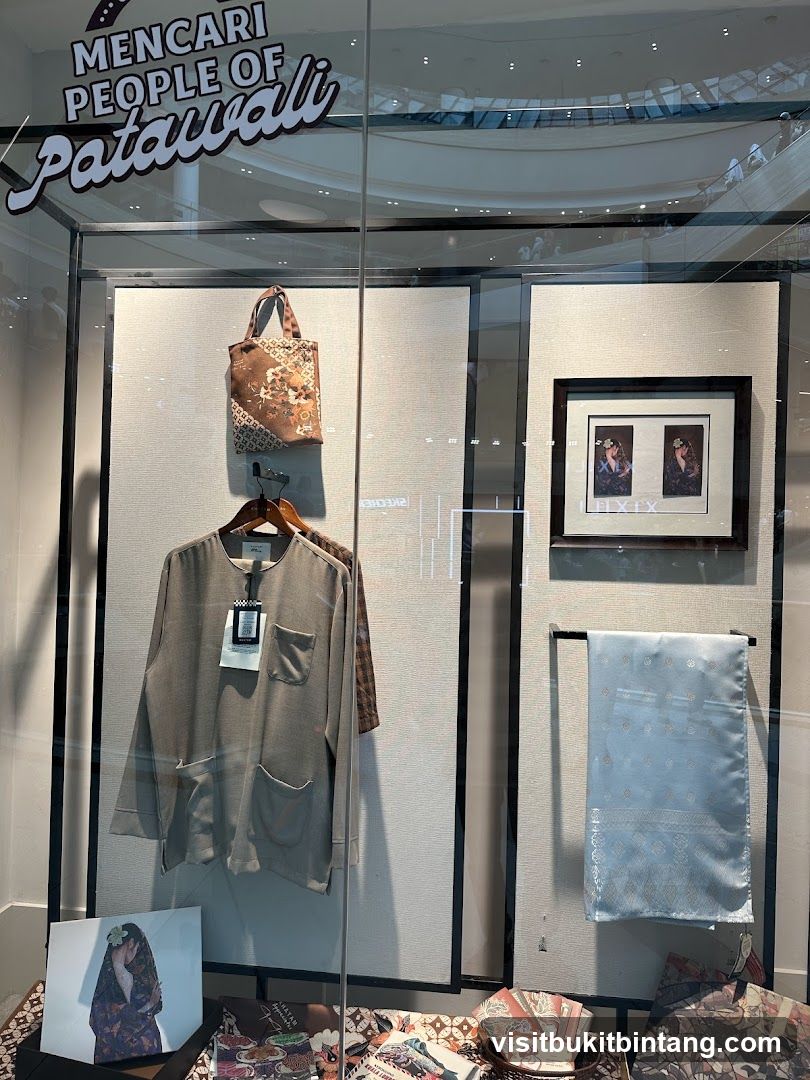 Display of traditional clothing and accessories