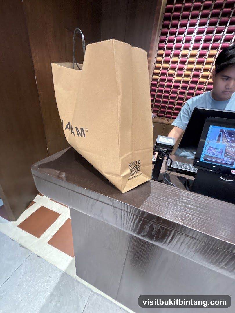 Shopping Bag at Counter