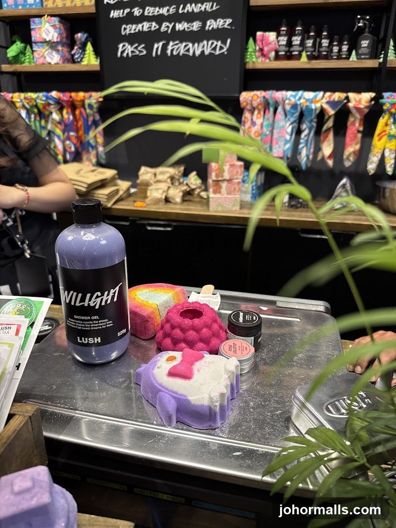 Lush Products Display