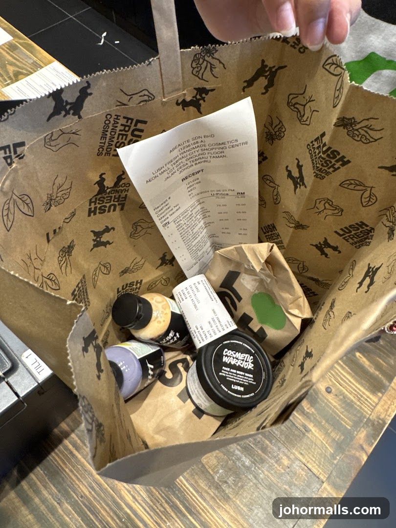 Lush Shopping Bag