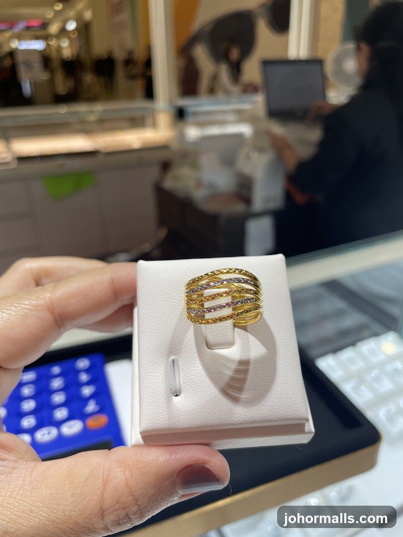 Gold Ring Display