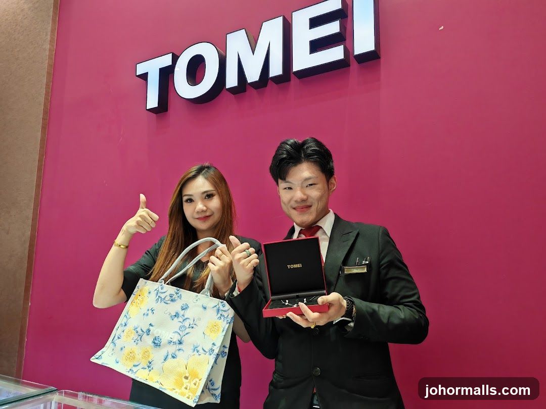 Tomei Store Staff with Jewelry