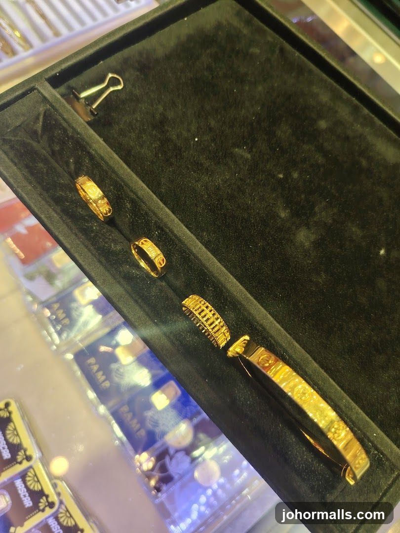 Gold Jewelry Display