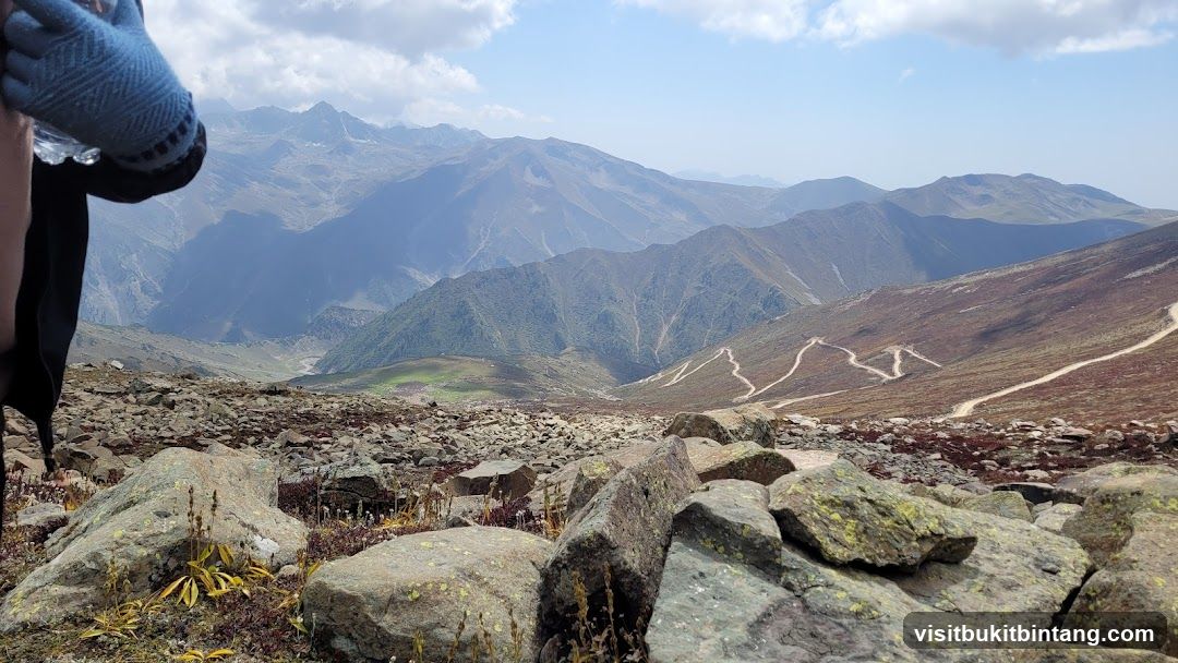 Mountain Landscape with Winding Path