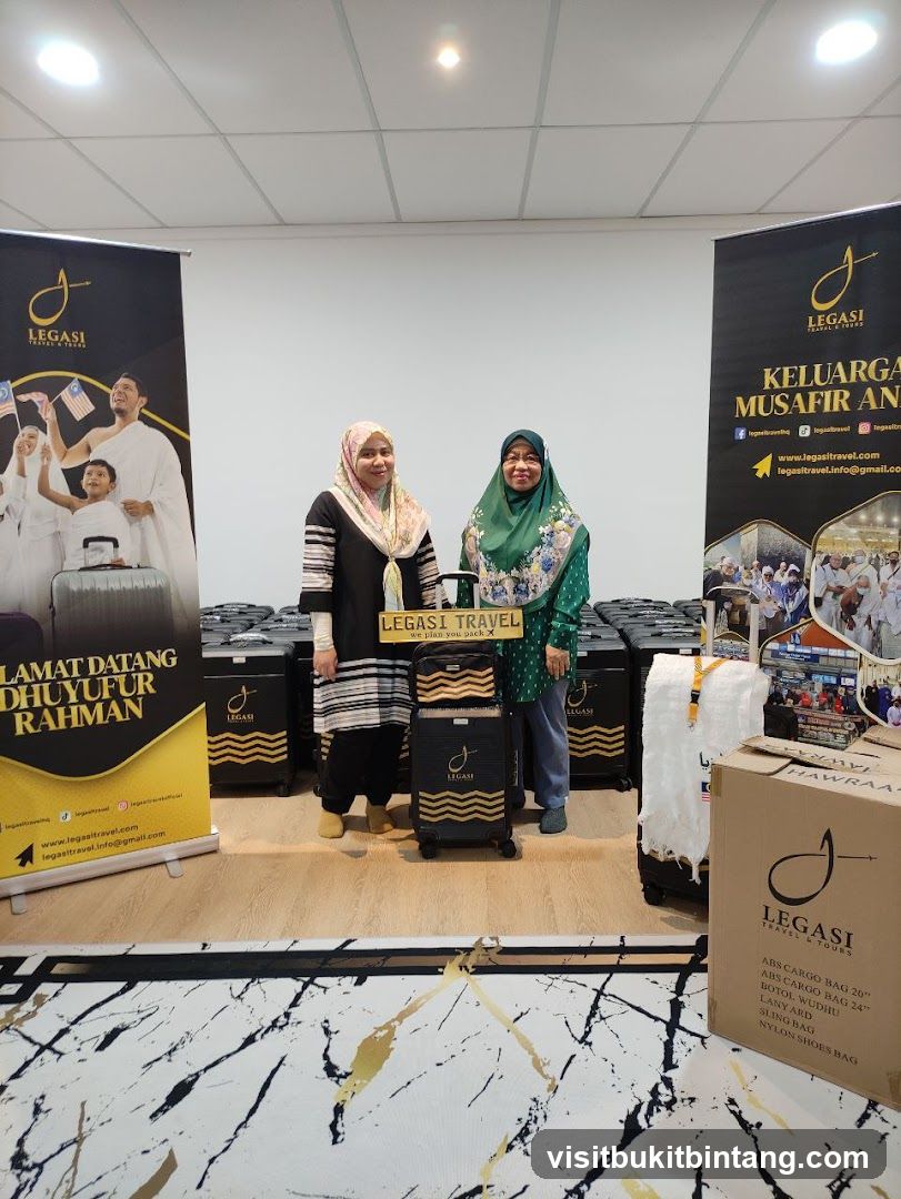 Legasi Travel and Tours Display