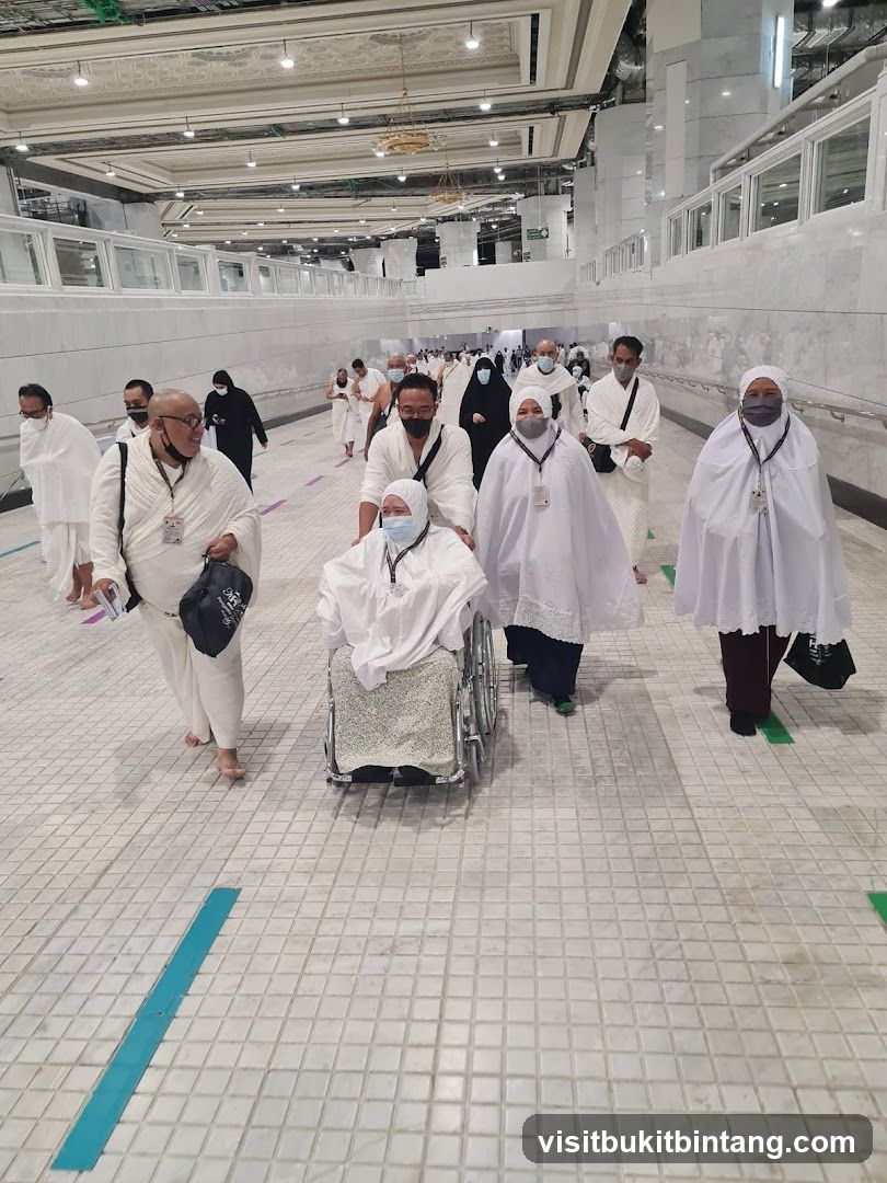 Pilgrims in a Hallway