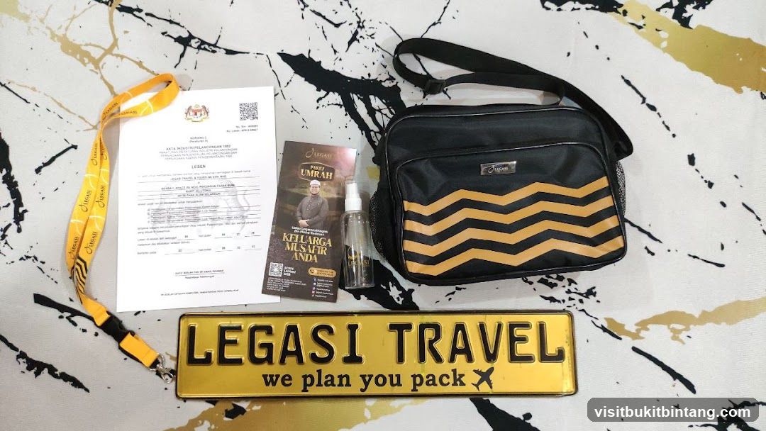 Legasi Travel promotional items