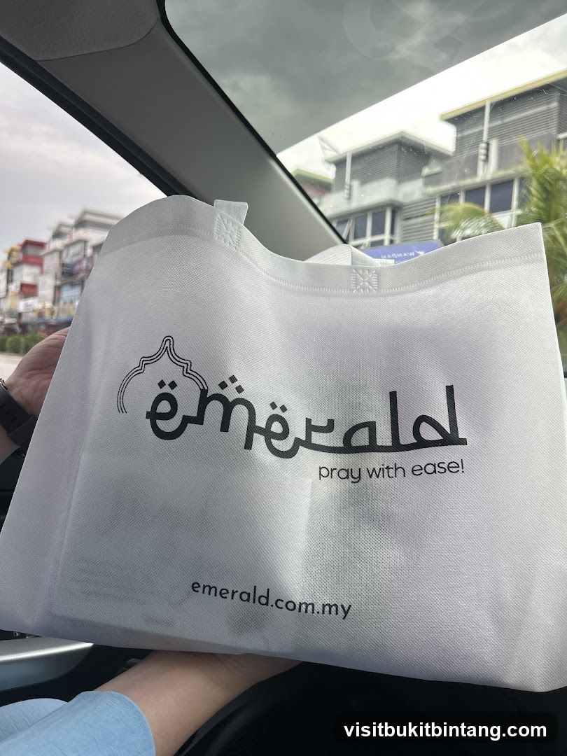 White tote bag with logo