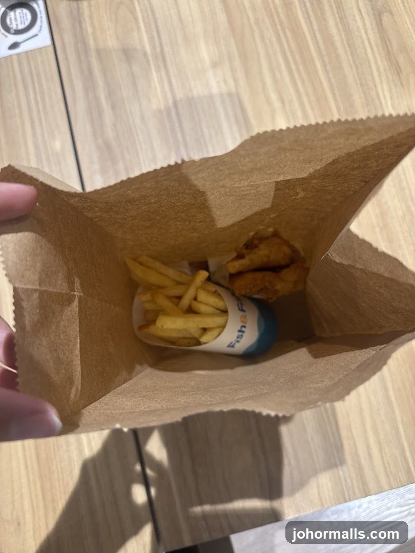 Fish and Chips in a Bag