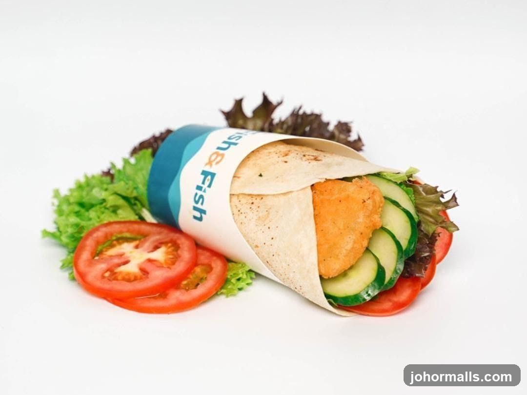 Fish and Chips Wrap