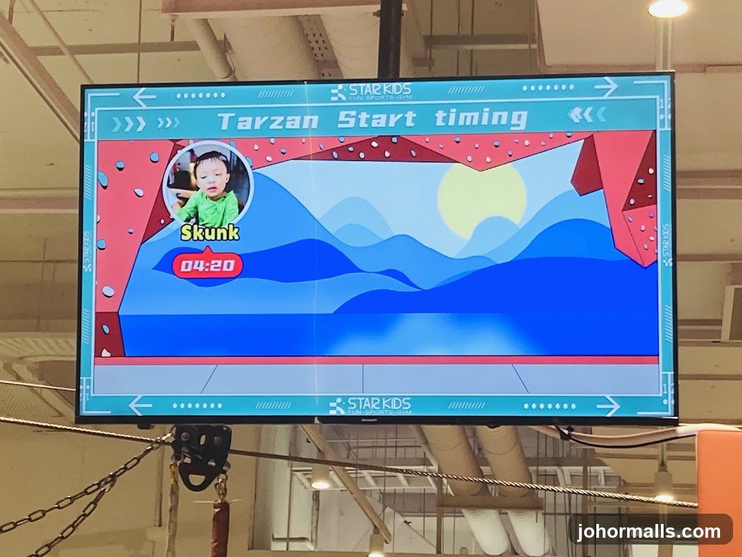 Tarzan Start Timing Screen