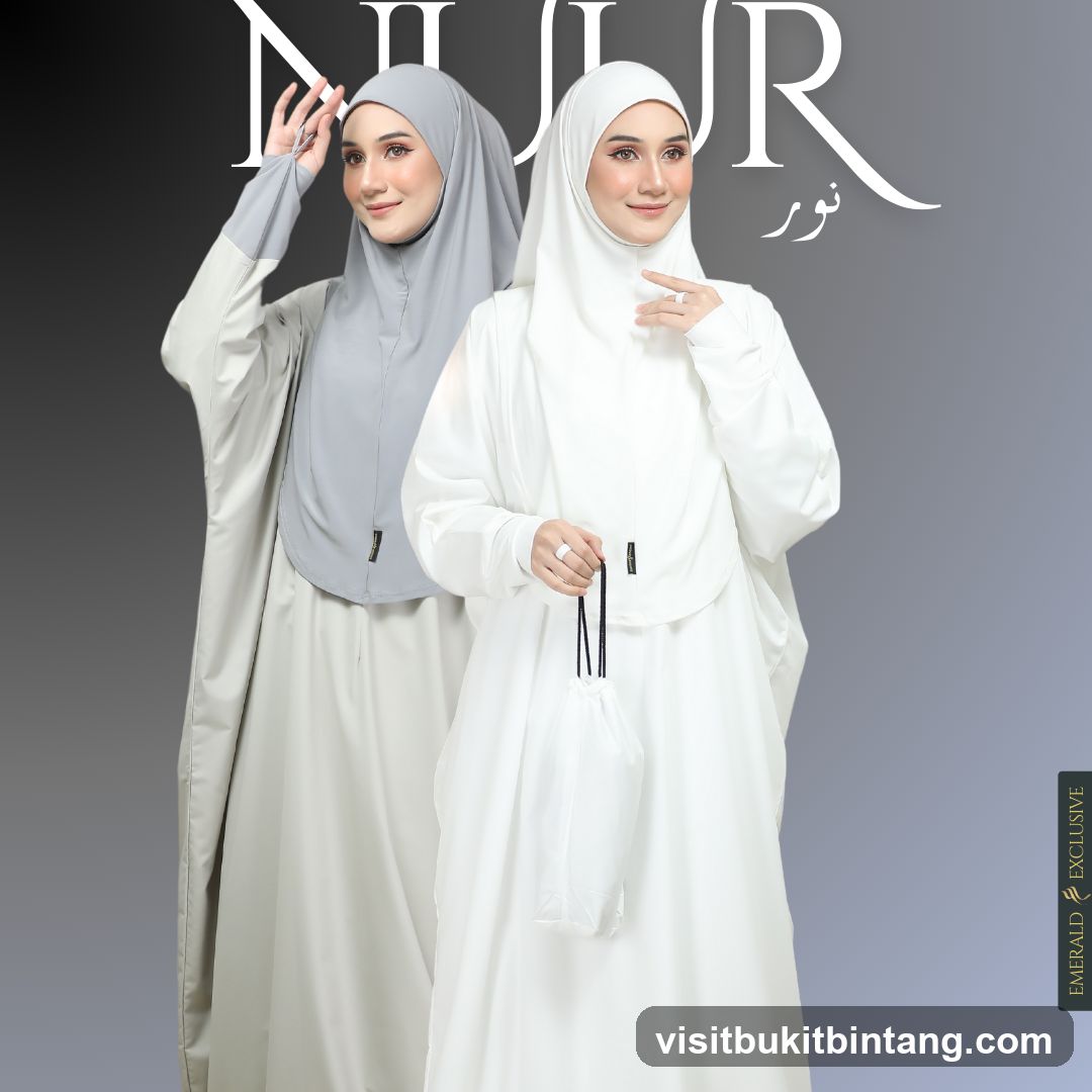 Two women in modest Islamic attire