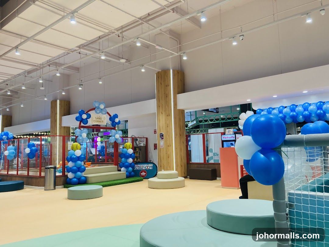 Indoor Play Area with Balloons