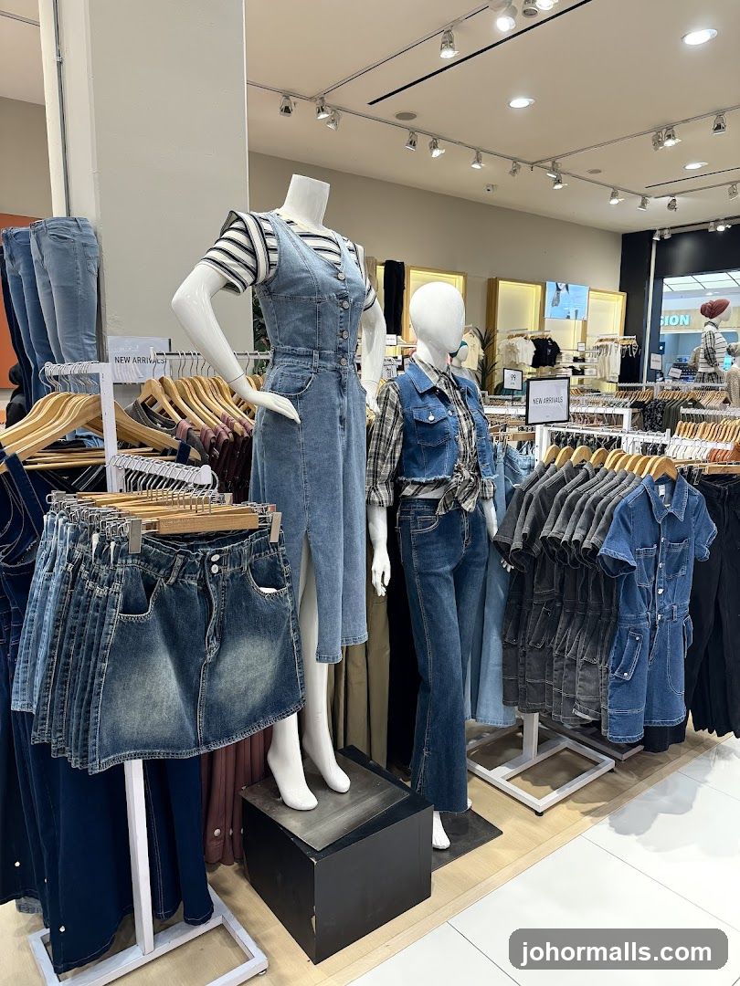 Denim Apparel Display