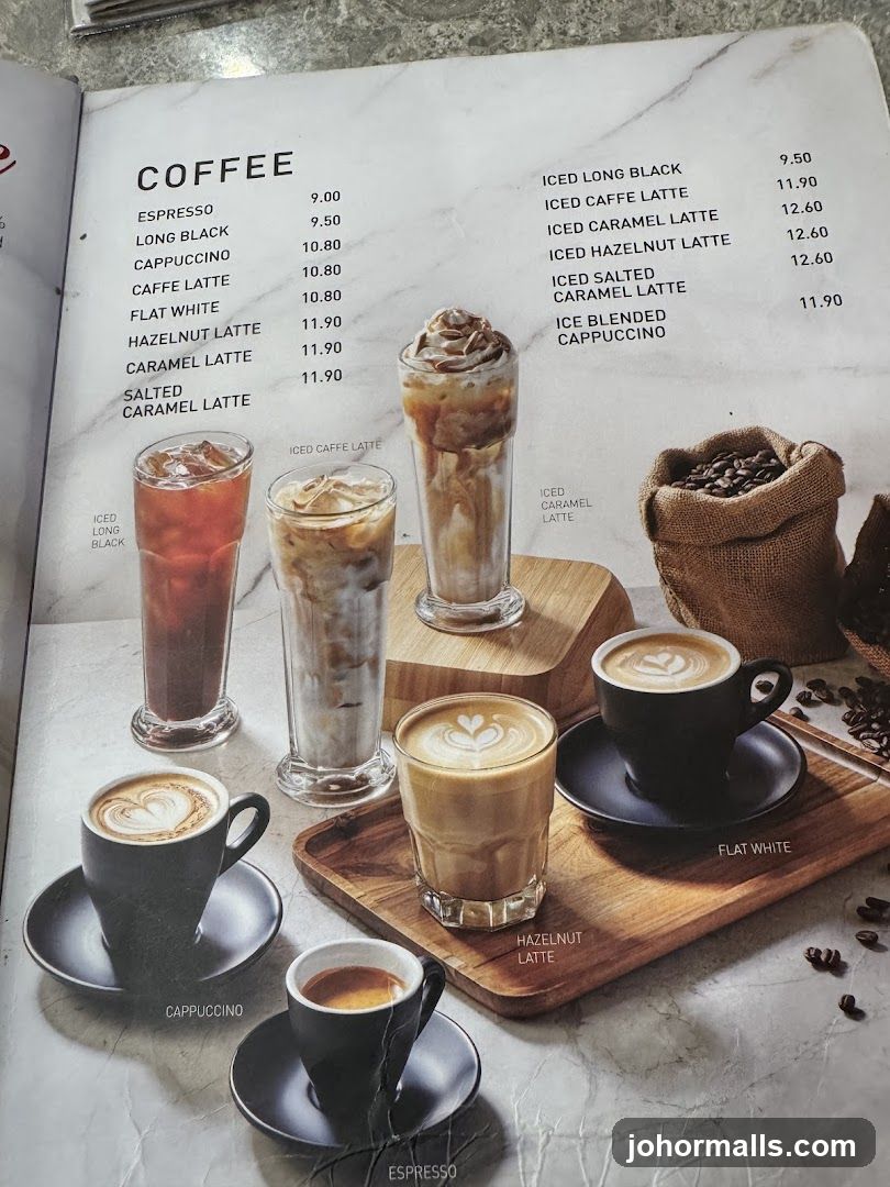 Coffee Menu