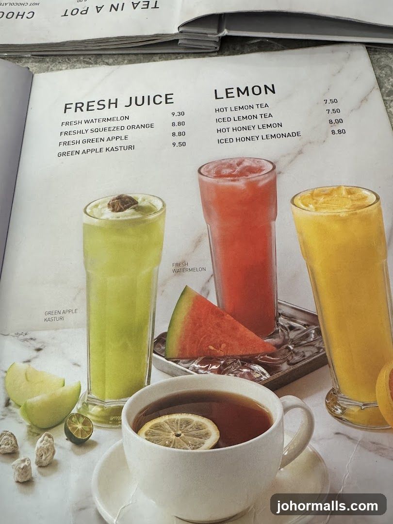 Fresh Juice and Lemon Drinks