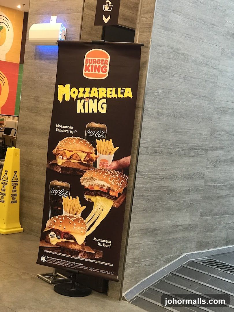 Burger King Mozzarella King Banner