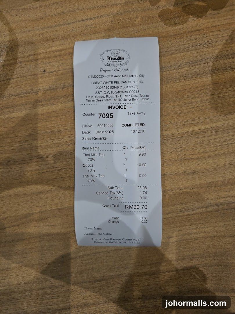 Receipt