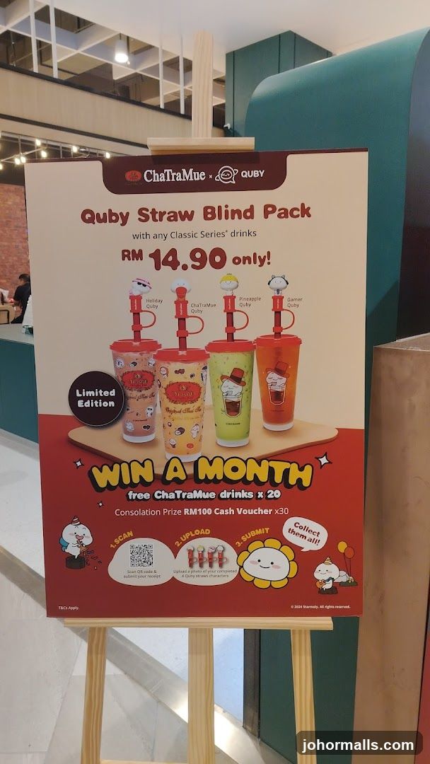 Quby Straw Blind Pack Promotion