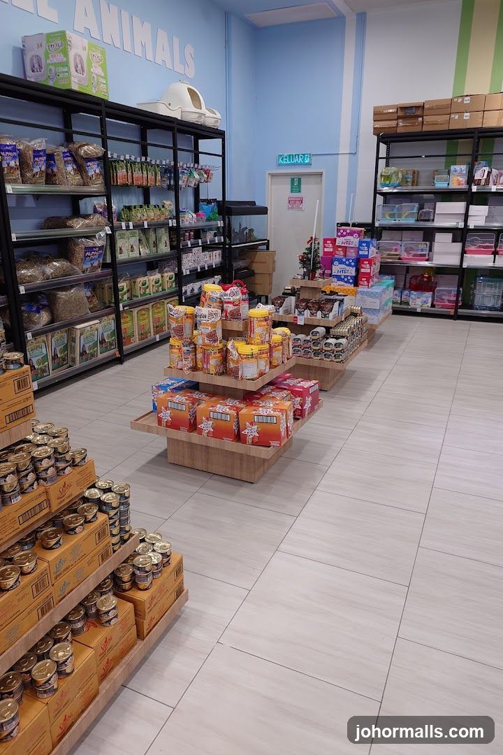 Pet Supply Store Interior
