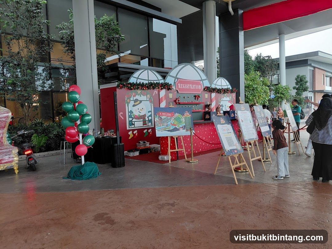 Christmas Registration Booth