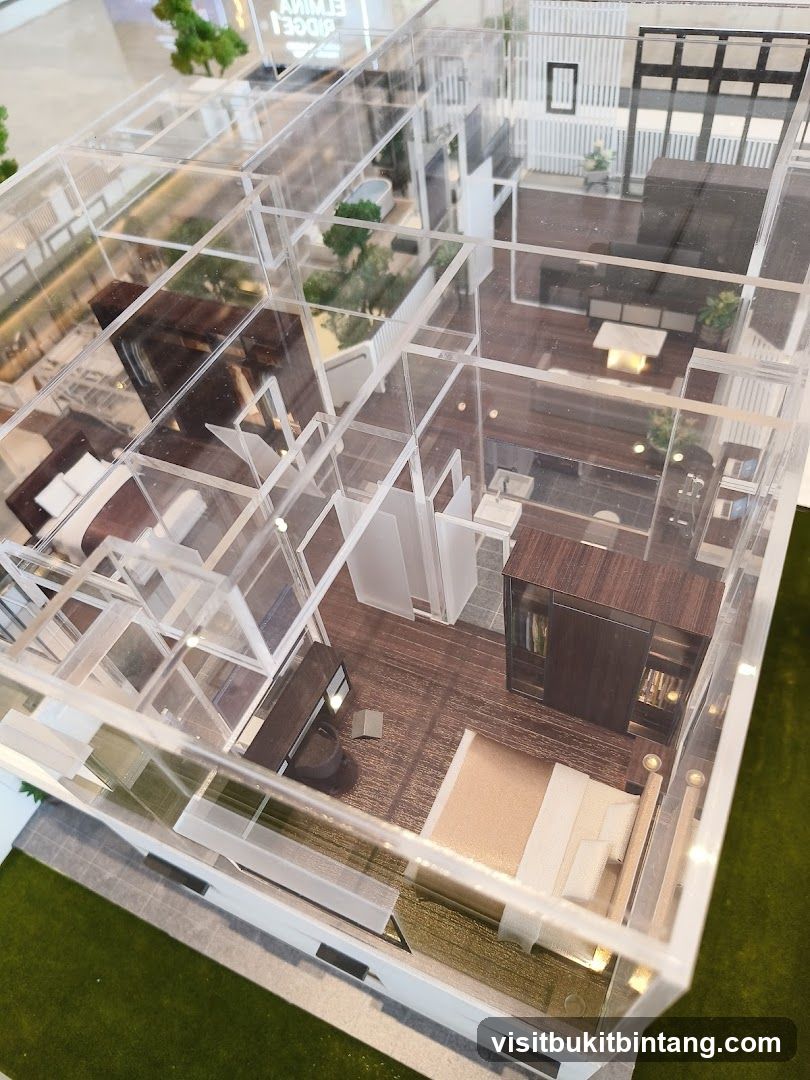 Architectural Model of a Modern Home