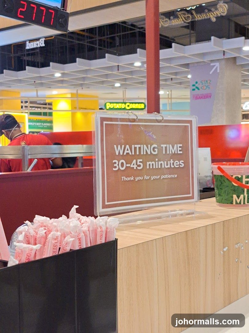 Waiting Time Sign