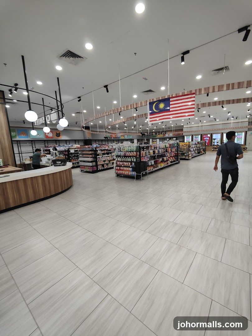 Pet Supply Store Interior