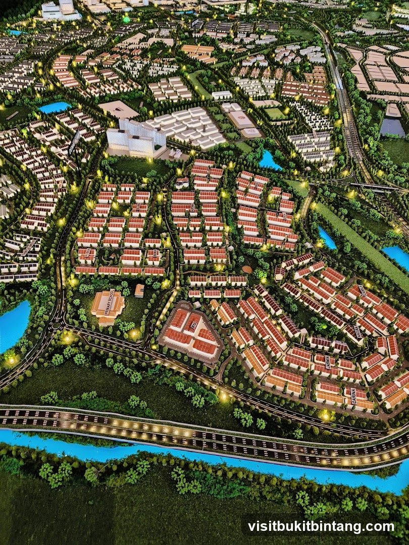 Architectural Model of a Cityscape
