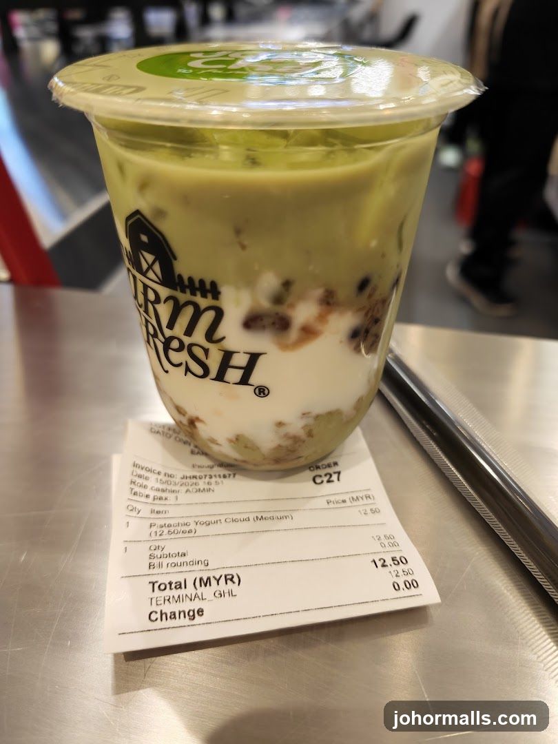 Pistachio Yogurt Cloud Drink