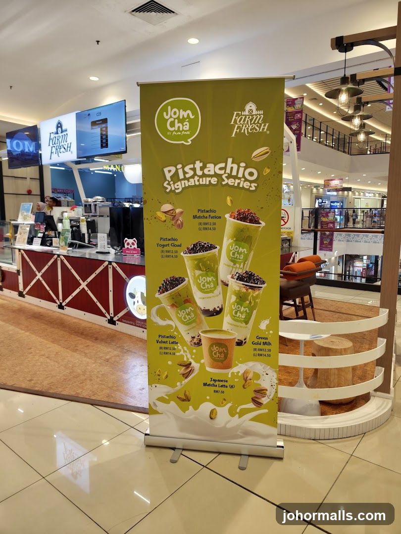Jom Cha Pistachio Signature Series Banner