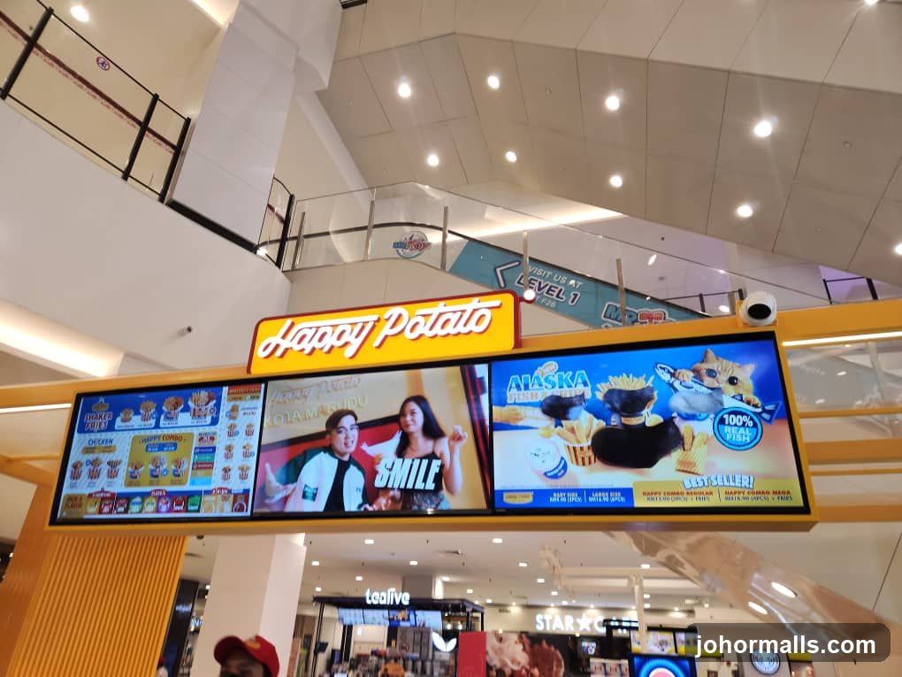 Happy Potato Menu Display