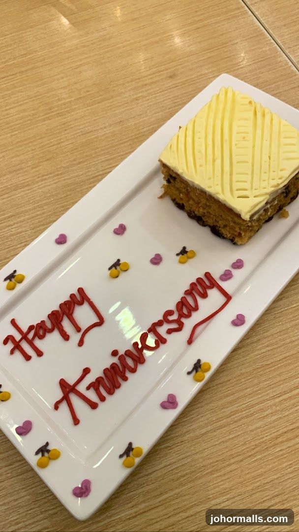 Anniversary Cake Slice