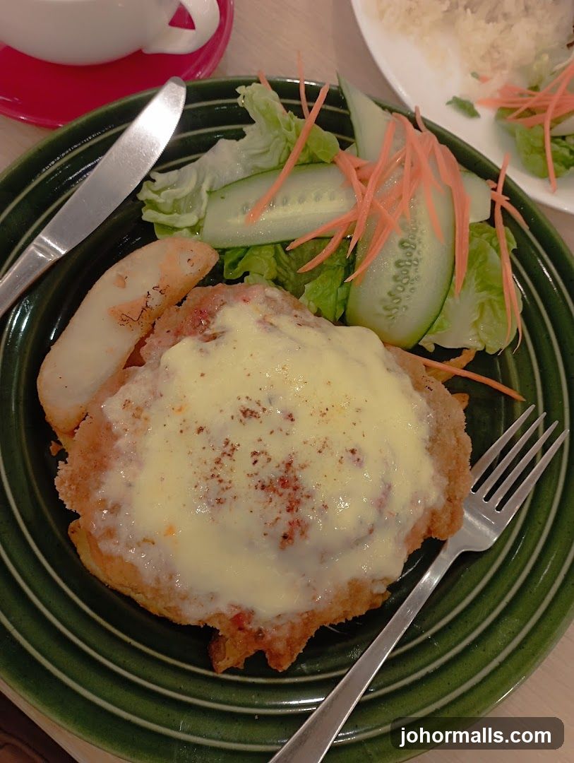 Chicken Dish with Salad