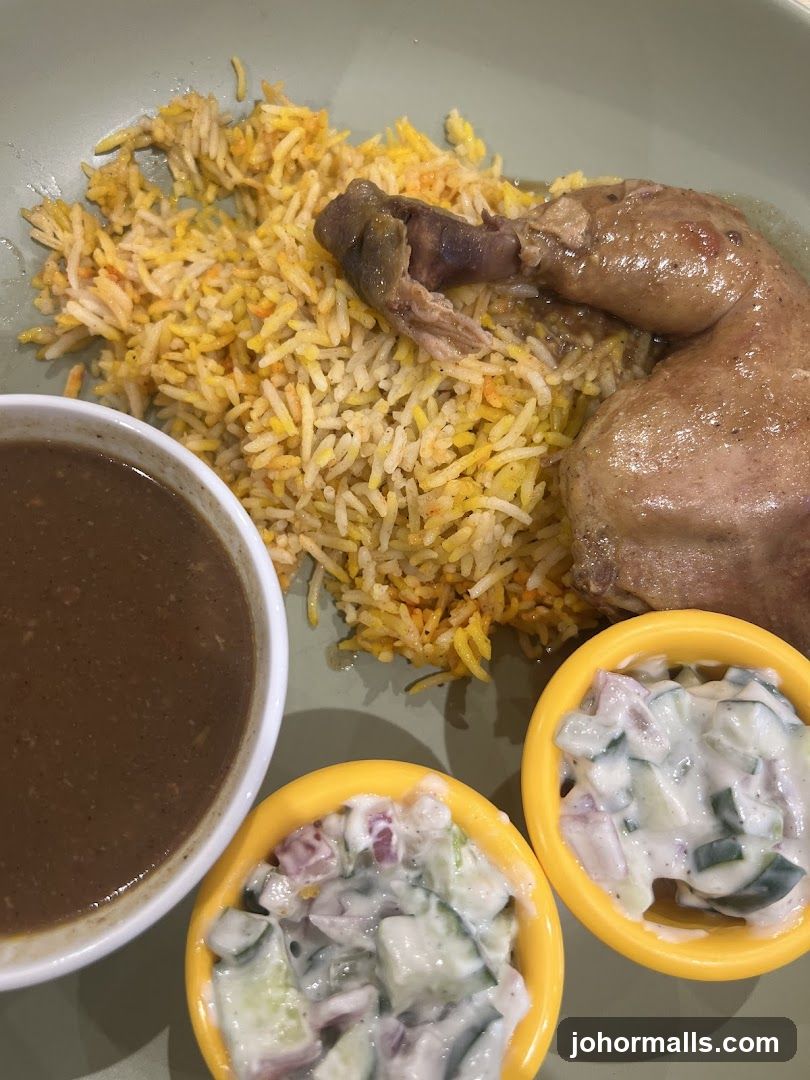 Chicken Biryani with Sides