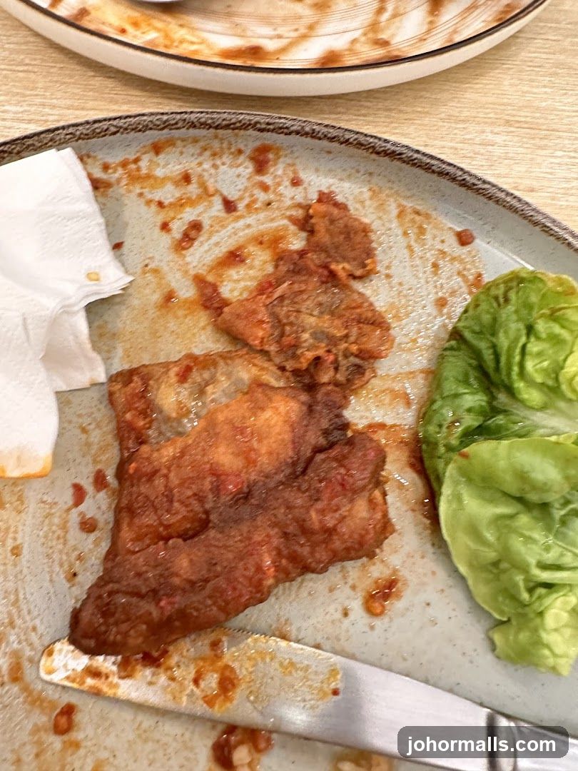 Leftover Food on Plate