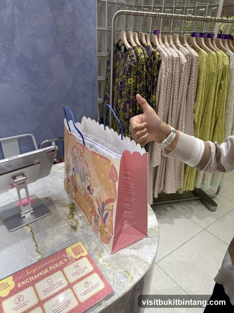 Shopping Bag and Clothing Rack