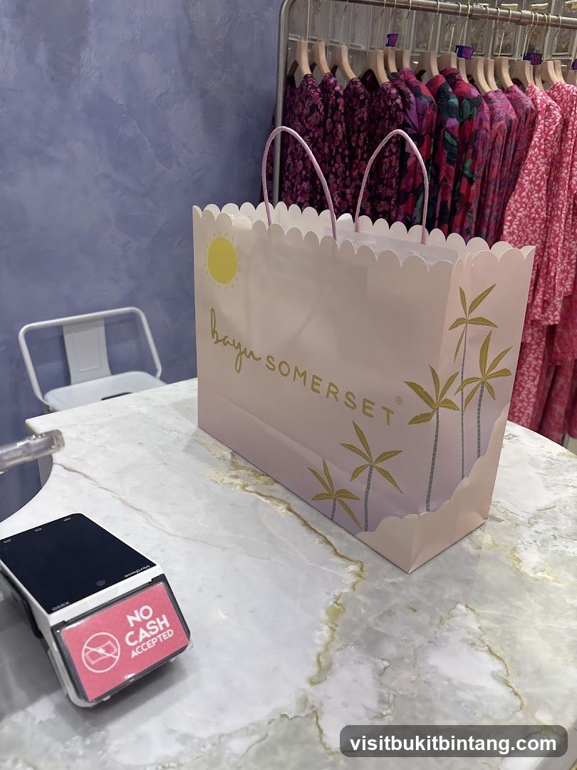 Shopping Bag and Payment Terminal