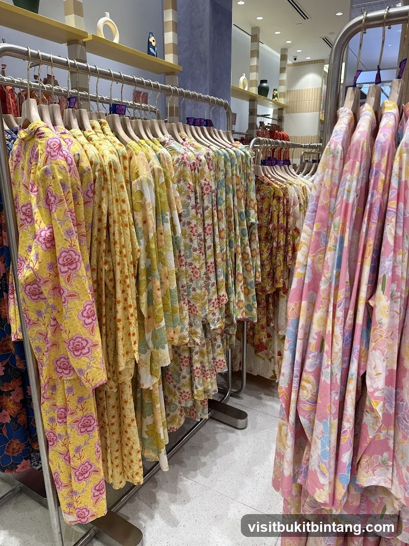 Floral Dresses on Display