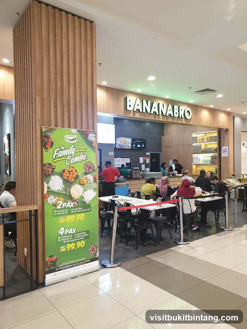 Restaurant Interior with Family Combo Promotion
