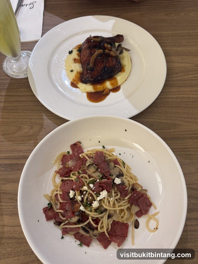 Two Plates of Food