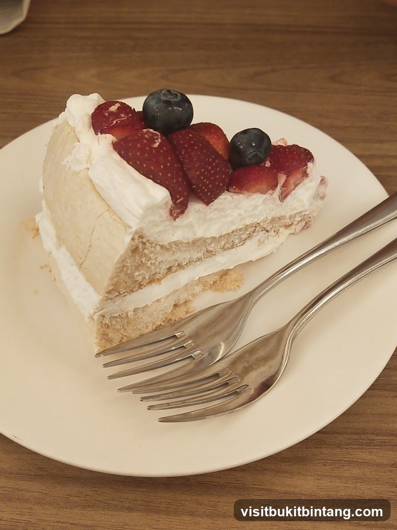 Slice of Berry Cake