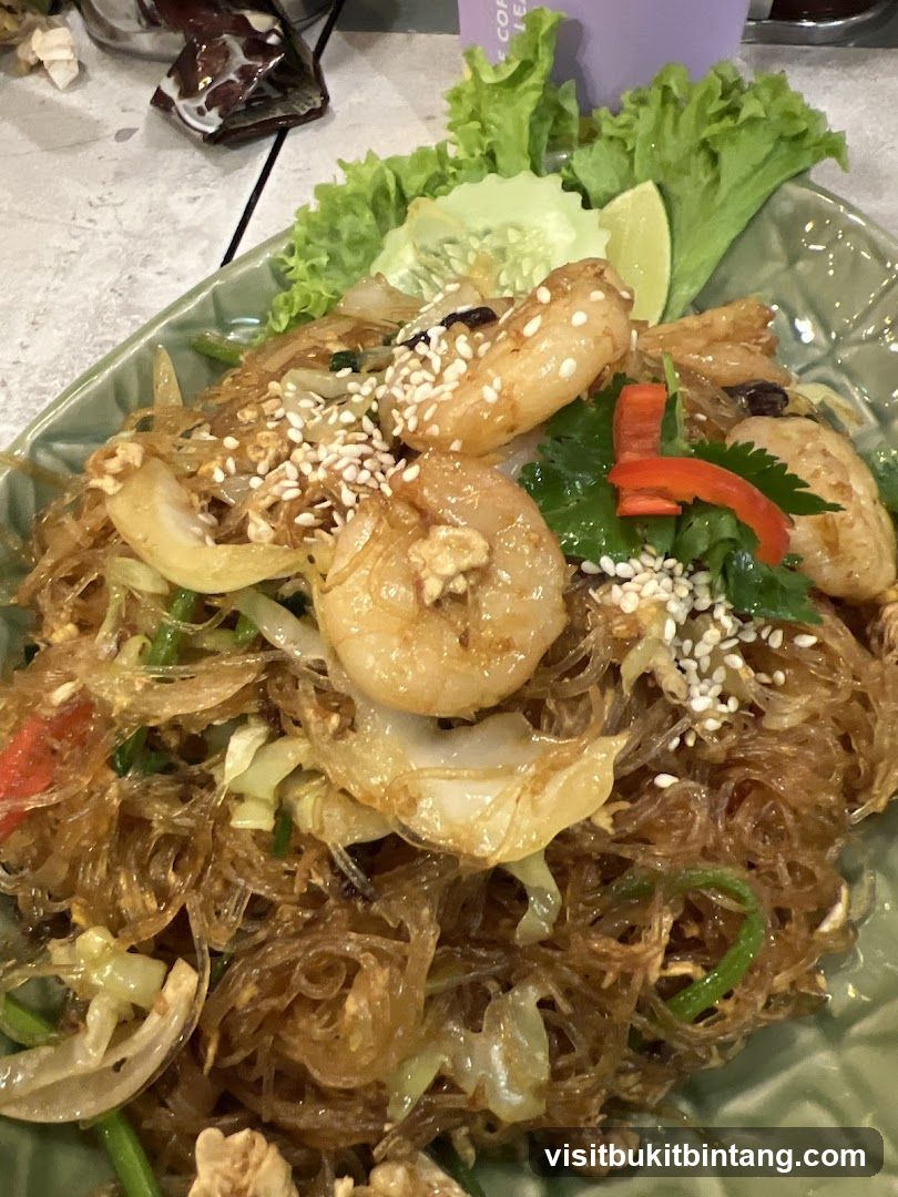 Shrimp and Glass Noodle Stir-fry