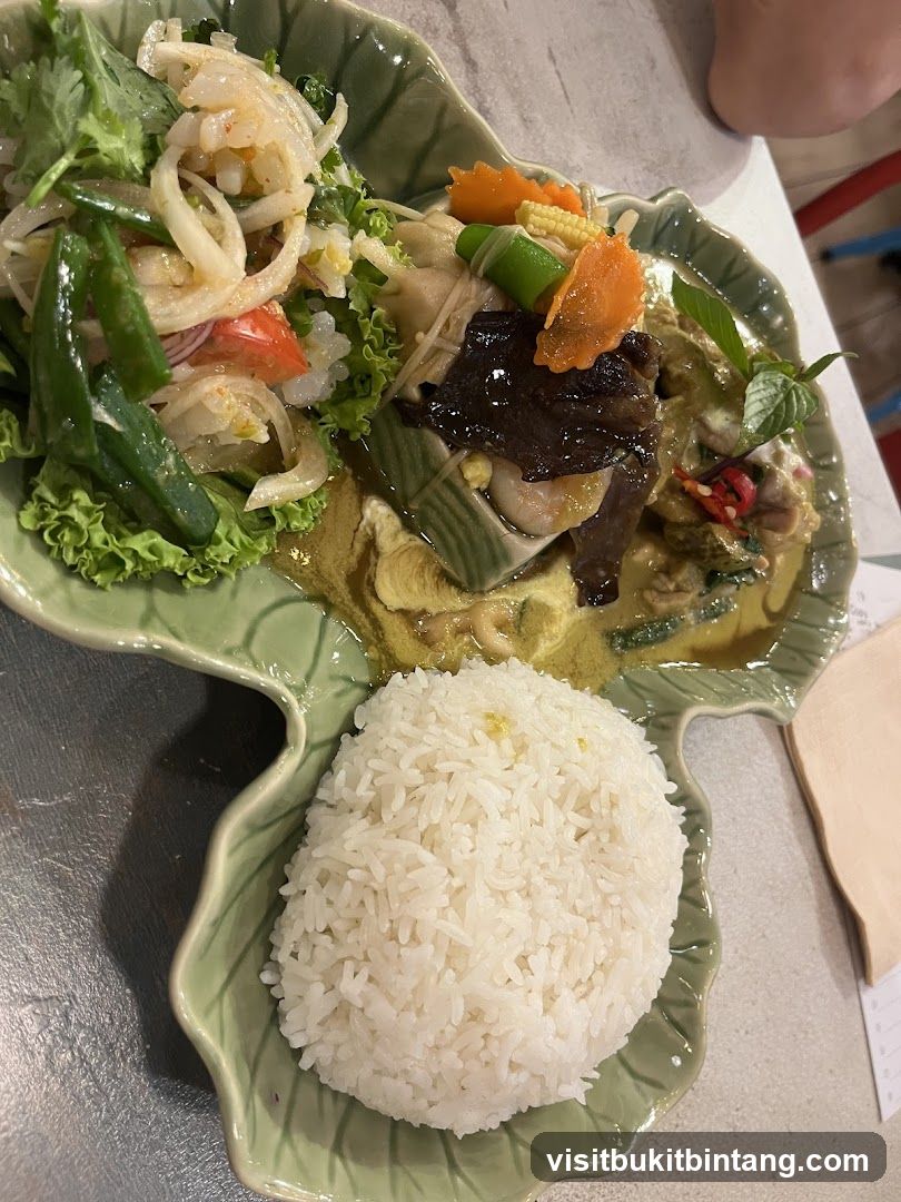 Thai Green Curry with Rice