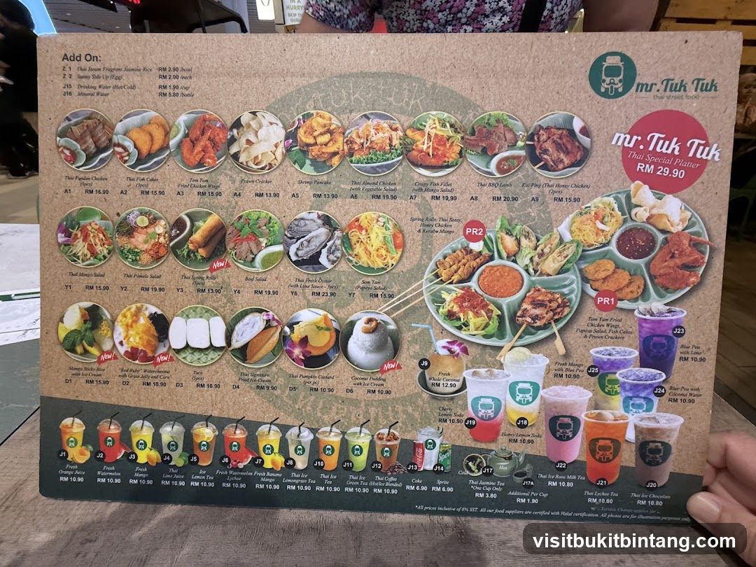 Mr. Tuk Tuk Thai Special Platter