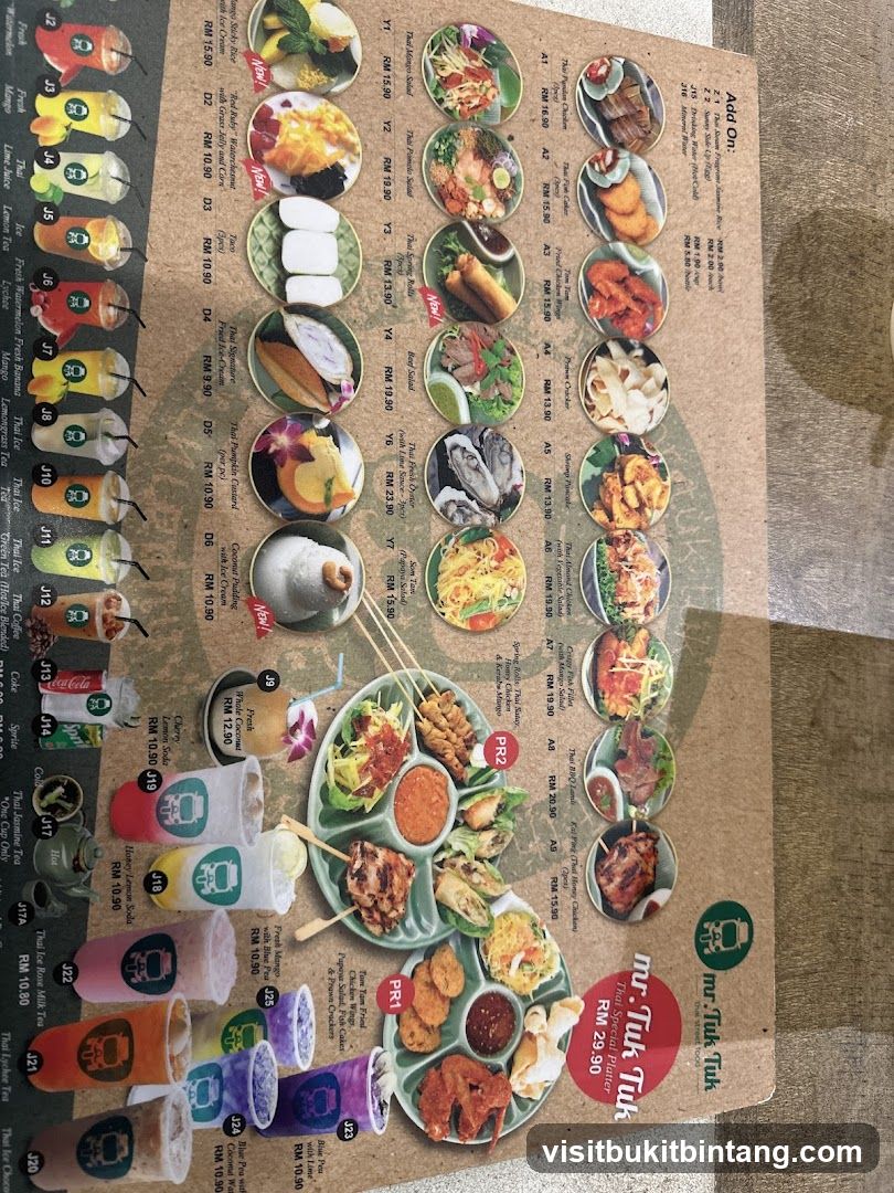 mr. Tuk Tuk Thai Special Platter