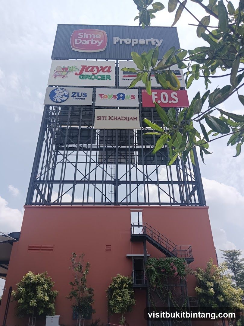 Sime Darby Property Tower with Store Signages