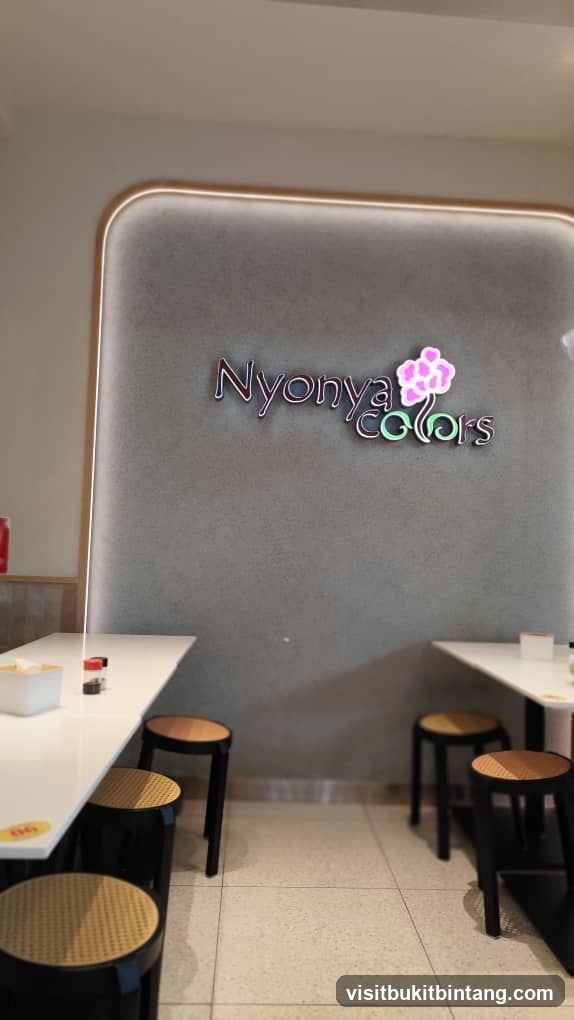 Restaurant Interior with Signage