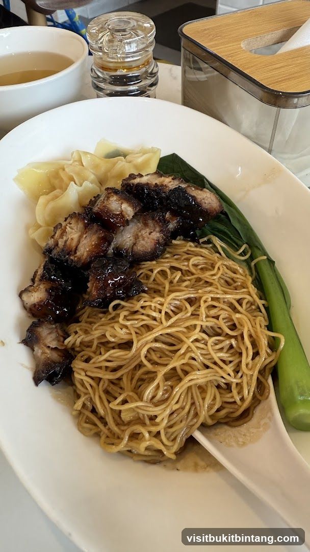 Char Siu Noodles with Wontons
