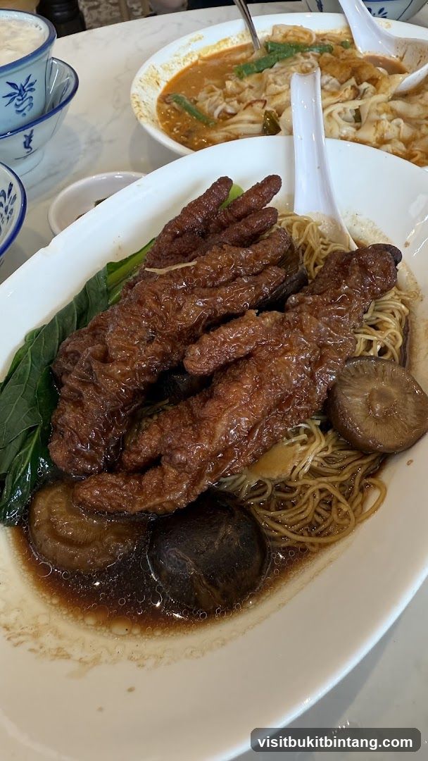 Braised Chicken Feet Noodles